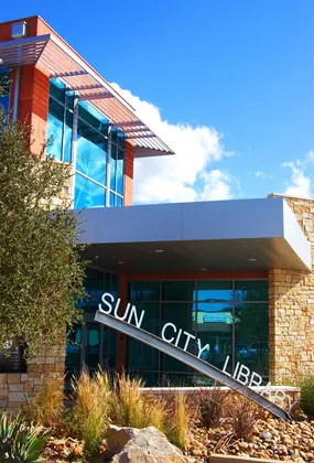Friends Bookstore inside the Sun City Library, Menifee, CA; Gently used books of all types, bargain prices 25 cents to $3.00, business photo 2